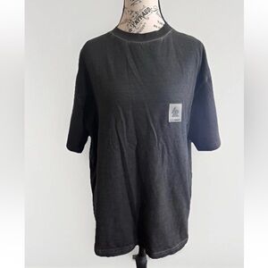 OAKLEY BY SAMUEL ROSS PATCH BLACKOUT DARK GREY T SHIRT MENS